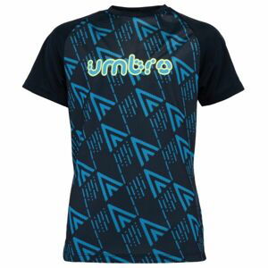 Umbro CYPHER GRAPHIC - JNR Chlapčenské športové tričko, čierna, veľkosť M