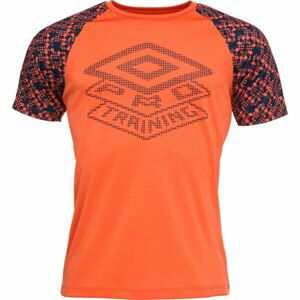 Umbro PRO TRAINING ACTIVE GRAPHIC Pánske športové tričko, oranžová, veľkosť 2XL