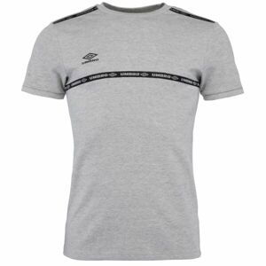 Umbro TAPED TECH TEE Pánske tričko, sivá, veľkosť L