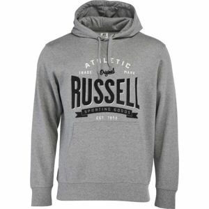 Russell Athletic SWEATSHIRT M Pánska mikina, sivá, veľkosť XL