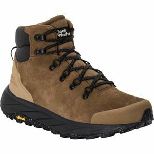 Jack Wolfskin TERRAVENTURE URBAN MID M Pánska outdoorová obuv, hnedá, veľkosť 41