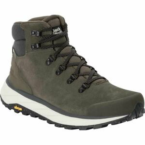 Jack Wolfskin TERRAVENTURE URBAN MID M Pánska outdoorová obuv, tmavo sivá, veľkosť 42