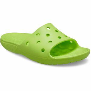 Crocs CLASSIC CROCS SLIDE K Detské šľapky, zelená, veľkosť 28/29