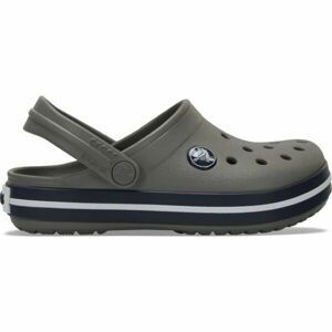 Crocs CROCBAND T Detská nazúvacia obuv, tmavo sivá, veľkosť 24/25