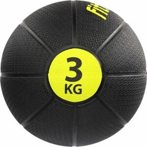 Fitforce MEDICINE BALL 3 KG Medicinbal, čierna, veľkosť 3 KG