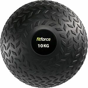 Fitforce SLAM BALL 10 KG Medicinbal, čierna, veľkosť 10 KG