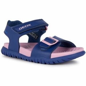 Geox J SANDAL FUSBETTO G. A Detské  dievčenské sandále, tmavo modrá, veľkosť 26