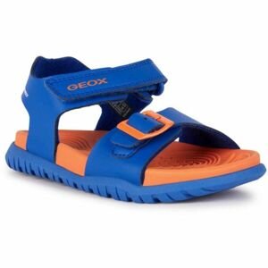 Geox J SANDAL FUSBETTO B. A Juniorské chlapčenské sandále, modrá, veľkosť 35
