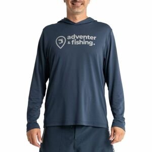 ADVENTER & FISHING Pánske funkčné hooded UV tričko Pánske funkčné hooded UV tričko, tmavo modrá, veľkosť XXL