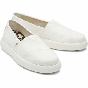 TOMS HERITAGE CANVAS WM ALPAMA SNEAK Dámske slip-on tenisky, biela, veľkosť 38