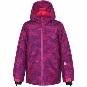 Loap CUNES Detská lyžiarska bunda, ružová, veľkosť 112/116