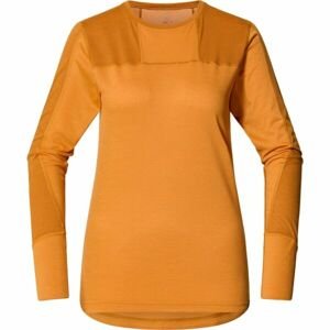 HAGLÖFS NATURAL BLEND TECH CREW NECK W Dámske tričko, žltá, veľkosť L