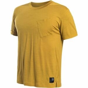 Sensor MERINO AIR Pánske tričko, žltá, veľkosť L