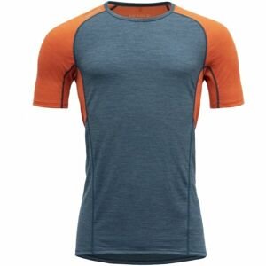 Devold RUNNING MERINO 130 SHIRT MAN Pánske tričko, modrá, veľkosť