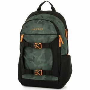 Oxybag ZERO Študentský batoh, tmavo zelená, veľkosť