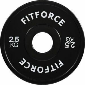 Fitforce PLRO 2,5 KG x 50 MM Nakladací kotúč, čierna, veľkosť 2,5 KG