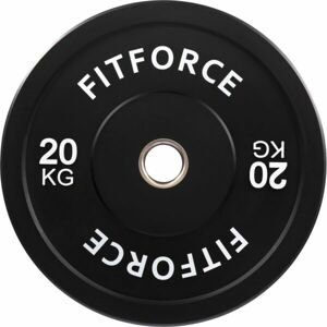 Fitforce PLRO 20 KG x 50 MM Nakladací kotúč, čierna, veľkosť