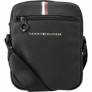 Tommy Hilfiger TH ESSENTIAL PIQUE MINI REPORTER Crossbody taška, čierna, veľkosť