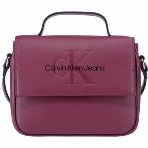 Calvin Klein SCULPTED BOXY FLAP CB20 MONO Dámska kabelka, vínová, veľkosť os