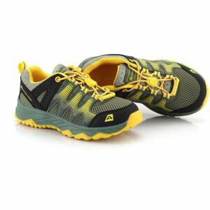 ALPINE PRO ZAHIRO Detská outdoorová obuv, sivá, veľkosť 28