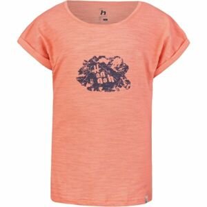 Hannah KAIA JR Dievčenské tričko, lososová, veľkosť 110-116