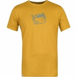 Hannah RAVI Pánske tričko, žltá, veľkosť XXL