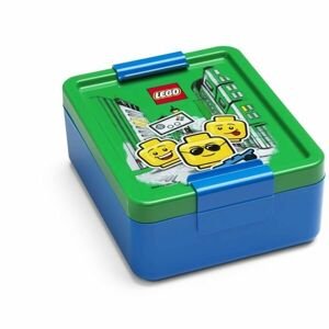 LEGO Storage BOX ICONIC BOY Box na desiatu, modrá, veľkosť os
