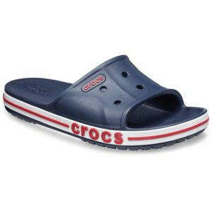 Crocs BAYABAND SLIDE Unisex šľapky, tmavo modrá, veľkosť 43/44