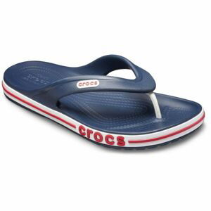 Crocs BAYABAND FLIP Unisex žabky, tmavo modrá, veľkosť 45/46