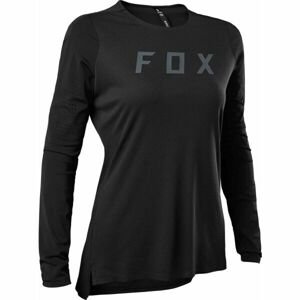 Fox FLEXAIR PRO LS JERSEY W Dámsky cyklistický dres, čierna, veľkosť M