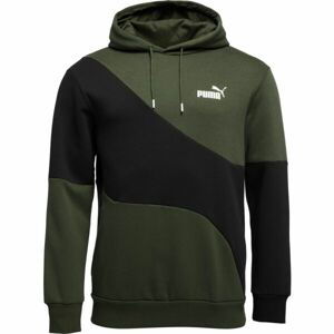 Puma POWER CAT HOODIE FL Pánska mikina, čierna, veľkosť M