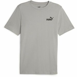 Puma ESS ELEVATED EMBROIDERED TEE Pánske tričko, sivá, veľkosť L