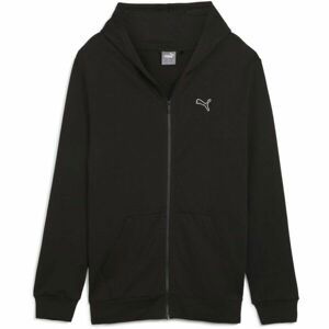 Puma BETTER ESENTIALS FULL ZIP HOODEI FR Pánska mikina, čierna, veľkosť S