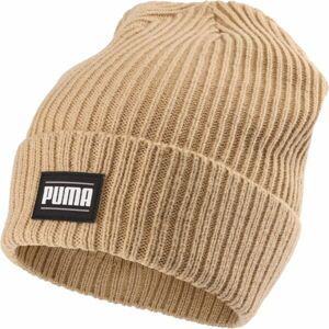 Puma CLASSIC CUFF BEANIE Pánska pletená čiapka, béžová, veľkosť UNI