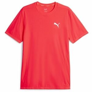 Puma RUN FAVORITE Pánske tričko, červená, veľkosť XL