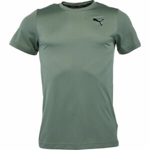 Puma TRAIN FAV BLASTER Pánske tričko, khaki, veľkosť L