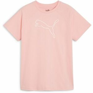 Puma MOTION Dievčenské športové tričko, ružová, veľkosť 176