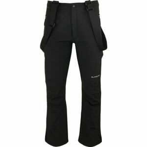 ALPINE PRO DELAN Pánske lyžiarske nohavice, čierna, veľkosť L
