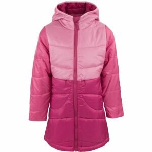 ALPINE PRO ROMBO Detský kabát, ružová, veľkosť 116-122