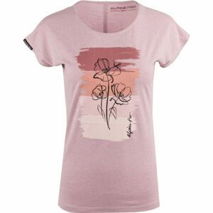 ALPINE PRO RYRA Dámske tričko, ružová, veľkosť XL