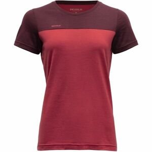 Devold LEIRA MAN TEE Pánske tričko, červená, veľkosť XL