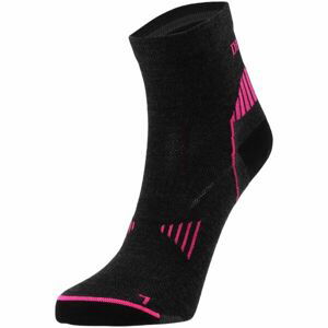 Devold RUNNING MERINO ANKLE SOCK Športové vlnené ponožky, čierna, veľkosť 35-37