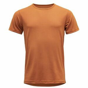 Devold BREEZE MERINO 150 T-SHIRT Pánske tričko, oranžová, veľkosť S