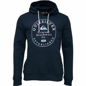 Quiksilver CIRCLE TRIM HOOD Pánska mikina, tmavo modrá, veľkosť XL