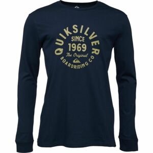 Quiksilver CIRCLED SCRIPT FRONT Pánske tričko, modrá, veľkosť L
