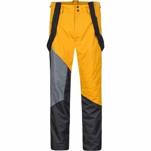 Hannah MENIR Pánske lyžiarske nohavice, oranžová, veľkosť L