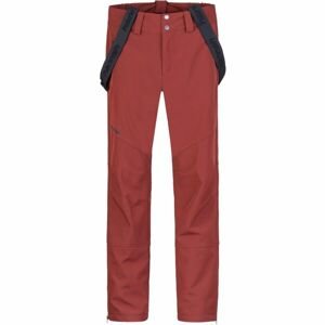 Hannah FURIO Pánske lyžiarske softshellové nohavice, červená, veľkosť