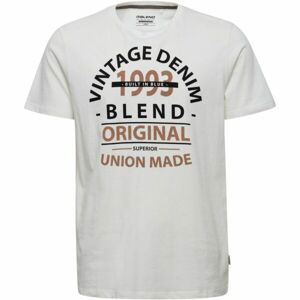 BLEND TEE REGULAR FIT Pánske tričko, biela, veľkosť XXXL