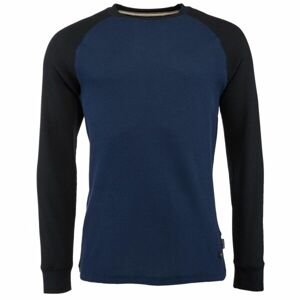 BLEND TEE REGULAR FIT LS Pánske tričko s dlhým rukávom, tmavo modrá, veľkosť XXXL