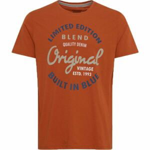 BLEND TEE REGULAR FIT Pánske tričko, oranžová, veľkosť L